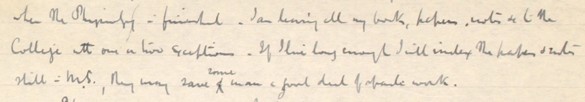 Excerpt from Letter from Smith to Fred Bullock, 8 Jan 1920