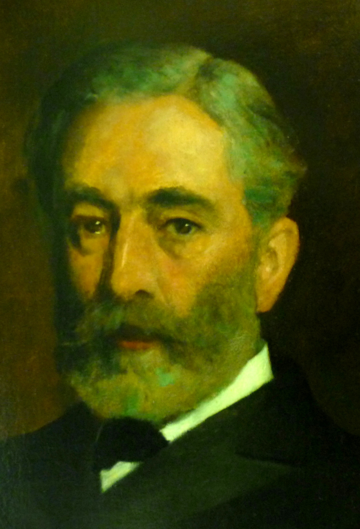 Close up from portrait of William Hunting