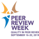 Peer Review Week logo